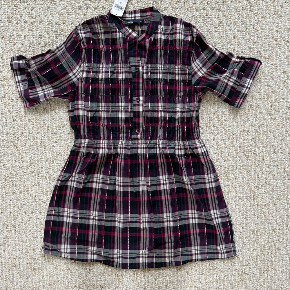 plaid girls dress